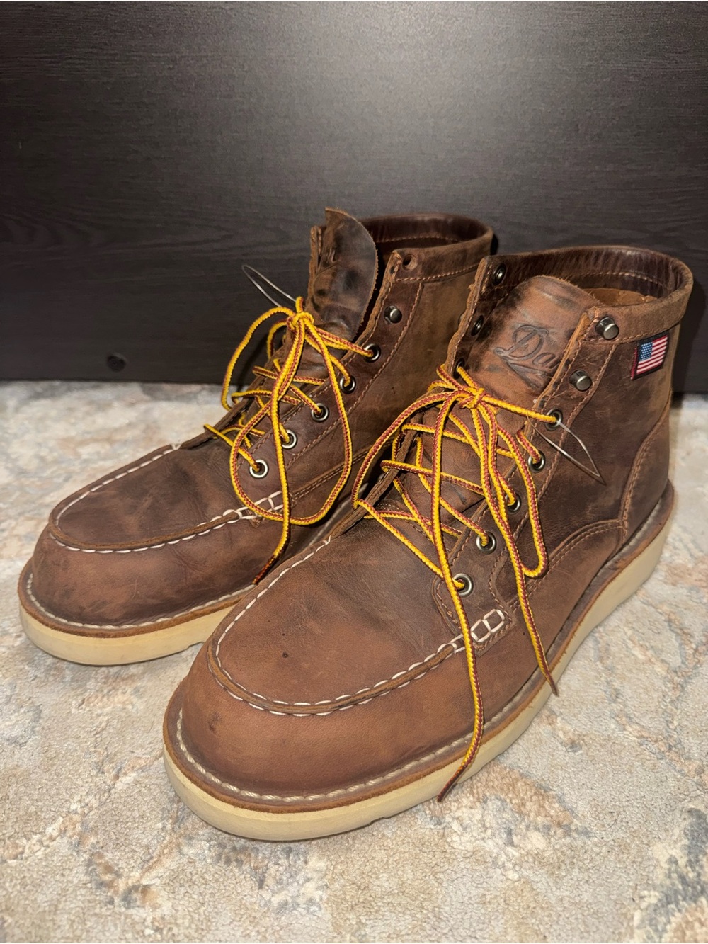 NWOT Mens Danner Bull Run Moc Toe Boots